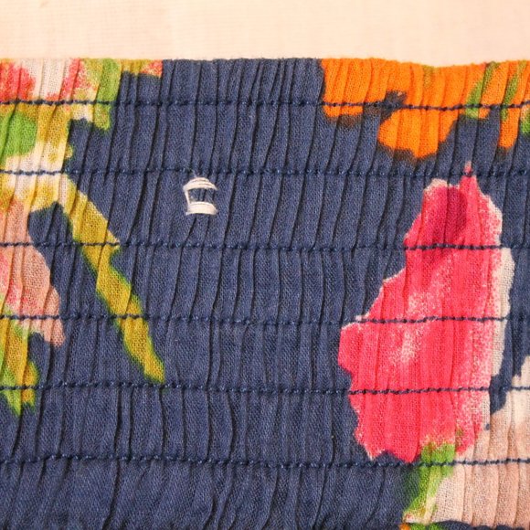 Aeropostale floral skirt with pockets blue medium - Picture 2 of 3